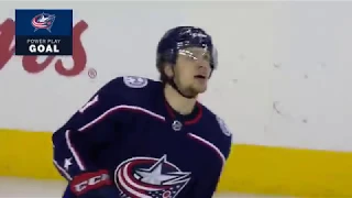 Artemi Panarin Beautiful Goal to Set the Franchise Record for Points in a Season (All Calls)