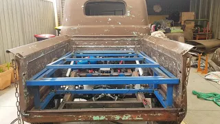 1949 Ford F1 Pickup Truck - Build update Part 2 -  March 21 - Bed access