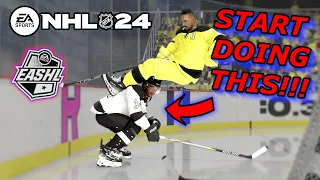 SECRET TO HITTING | NHL 24 EASHL