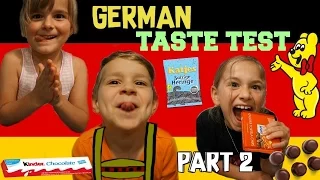 TASTING GERMAN SNACKS & CANDY! Taste Test Part 2