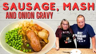 The Best Sausage Mash and Onion Gravy Home Cooked Simple Food