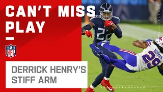 Derrick Henry's MONSTER Stiff Arm on Josh Norman