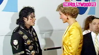 Michael Jackson & Princess Diana Meet For The Only Time In History At 'Bad' Tour In Wembley Stadium