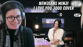 Reacting to 'I Love You 3000' Cover by Minji from NewJeans