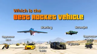 GTA V Which is the Best Boost Vehicle | Scramjet vs Vigilante vs Oppressors vs Starling