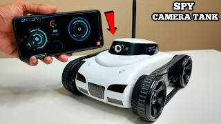 RC Spy Tank With Wifi Camera & Gyro Unboxing & Testing - Chatpat toy tv