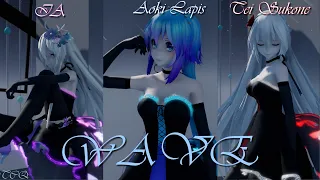 [MMD] WAVE - Sukone Tei, IA and Aoki Lapis