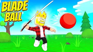 МОЙ ПЕРВЫЙ РАЗ В BLADE BALL В РОБЛОКС! ВИДЕО ROBLOX