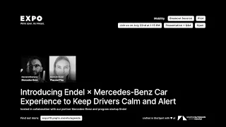 Introducing Endel x Mercedes-Benz Car Experience to Keep Drivers Calm and Alert