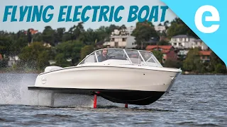 I tested a FLYING electric boat! The Candela C-7