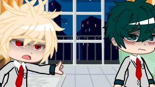 Please don’t leave me//bakudeku//mha au//gacha club//Meme//original//WHAT IS MY LIFE ?!//