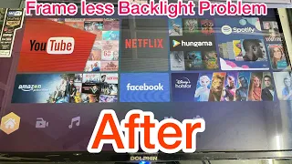 Frame less led tv back led light changed how to change back light