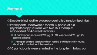 LSD ASSISTED PSYCHOTHERAPY FOR ANXIETY ASSOCIATED WITH A LIFE