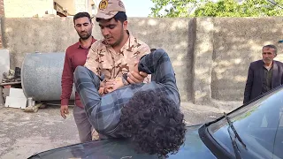 The arrest of the evil driver who hit Gholamreza with a car and ran away