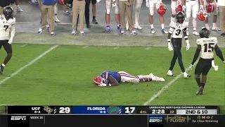 Florida WR Justin Shorter Suffers Scary Injury vs UCF | 2021 College Football