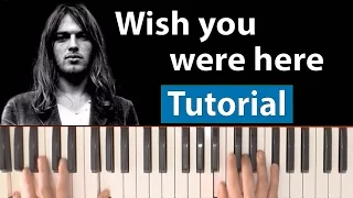 Como tocar "Wish you were here"(Pink Floyd) - Piano tutorial, partitura y Mp3