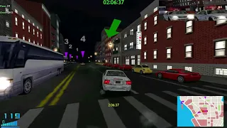 MIDTOWN MADNESS 2 - New York City 1.2.1 (New Races Mod) | Checkpoint Race #6 : Intrepid Jump