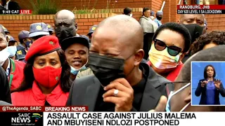 Malema, Ndlozi 2018 assault case postponed to April 2022