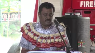 Minister Hands over Keys to The National Fire Authority of Fiji.