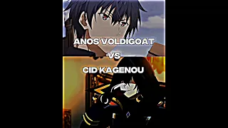 Anos Voldigoad vs Cid Kagenou | Who really better? #anime #animeedit #shorts #viral