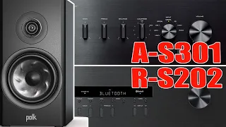 [Sound Battle] Yamaha A-S301 Integrated Amplifier vs R-S202 Stereo Receiver/ Polk Audio Reserve R200