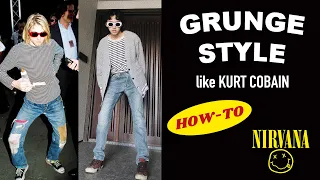 [ENG SUB] Dress Like Kurt Cobain | Grunge style how-to 如何穿得像 Kurt Cobain 頹廢時尚