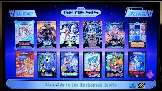 Sega Genesis Mini | List of 42 Games | Quick Review | 1990's Game Console