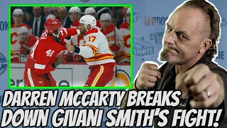 Darren McCarty Breaks Down Givani Smith vs Milan Lucic [Red Wings vs Calgary]