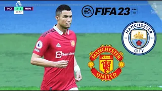 FIFA 23 - Man City VS Man United - Premier League Full Match at Etihad | PC Gameplay FULLHD