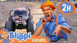 Blippi conduce un camion monstruo | Blippi Español | Videos educativos para niños | Aprende y Juega