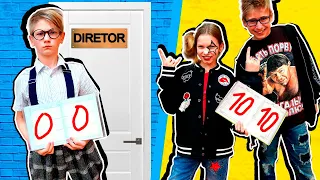 O FILHO RICO DO DIRETOR x OS AMIGOS! ALUNOS nota “10” x ALUNOS nota “0”