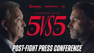QUEENSBERRY VS. MATCHROOM 5V5 POST FIGHT PRESS CONFERENCE LIVESTREAM