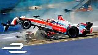 Crash Compilation: All Major Formula E Season 3 Crashes