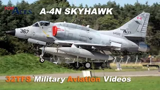 [4K] A-4 Skyhawk "Classic Aircraft" Operations at Wittmundhafen