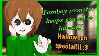 Femboy monster keeps you all to himself [Halloween special!] (ASMR RP)