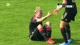 Frauenfussball WM Qualifikation Irland  Deutschland  2  Halbzeit