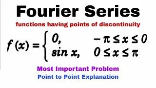 8. Fourier Series | Discontinuity | Problem#2 | Complete Concept | Most Important Problem