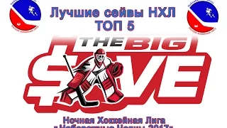 5 лучших сейвов голов в НОЧНОЙ ХОККЕЙНОЙ ЛИГЕ (сезон 2017 г. Набережные Челны)