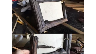 Gary's Wares: Gary Makes A Picture Frame Out of A Stick