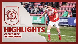 21-22 HIGHLIGHTS | Crewe Alexandra 1-3 Wycombe Wanderers