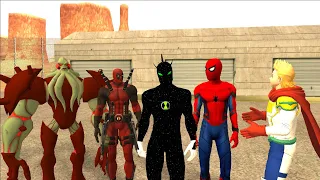 VİLGAX BEN 10 ÖRÜMCEK ADAM DEADPOOL SÜPER ÇOCUK - VİLGAX KEMİK KIRANIN SONU - minecraft & gta