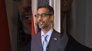 Sundar Pichai thanked UPI AND AADHAR #upi #aadhar #namo #sundarpichai #google #googleceo #usa #trend