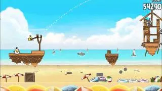 Official Angry Birds Rio Walkthrough Beach Volley 6-9