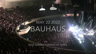 Bauhaus -Rose Garden Funeral Of Sores. Live at Masonic Hall, San Francisco. May 22nd, 2022