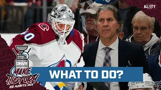 How do Jared Bednar and the Colorado Avalanche handle the playoff goalie situation