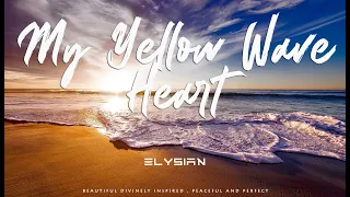 4K My Yellow Wave Heart with DJI Mavic Mini 2 [Cinematic Ocean Video]