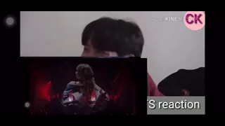 Bts reaction to lisa dance i like it+faded attention dance on stage