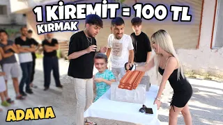 ADANA’DA SOKAKTA PARA DAĞITMAK ! (1 KİREMİT = 100 TL) @SefaKndr @emregull