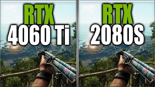 RTX 4060 Ti vs RTX 2080 Super Benchmarks - Tested 20 Games