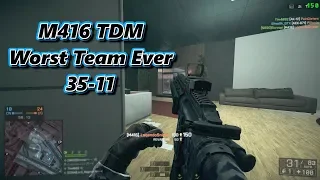 BF4 PC - M416 TDM Worst Team Ever 35-11 on Dawnbreaker - Battlefield 4